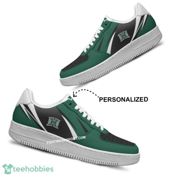 Custom Name Hawaii Rainbow Warriors Air Force 1 Shoes Trending Design For Fans AF1 Sneakers Gift - NCAA Hawaii Rainbow Warriors Air Force 1 Shoes Personalized Style 2