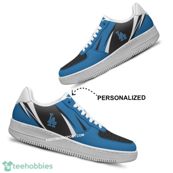 Custom Name Los Angeles Dodgers Air Force 1 Shoes Trending Design For Fans AF1 Sneakers Gift - MLB Los Angeles Dodgers Air Force 1 Shoes Personalized Style 2