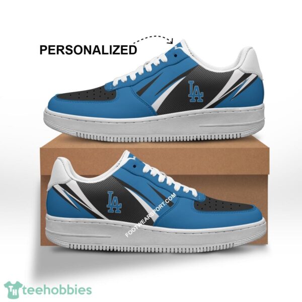 Custom Name Los Angeles Dodgers Air Force 1 Shoes Trending Design For Fans AF1 Sneakers Gift - MLB Los Angeles Dodgers Air Force 1 Shoes Personalized Style 1