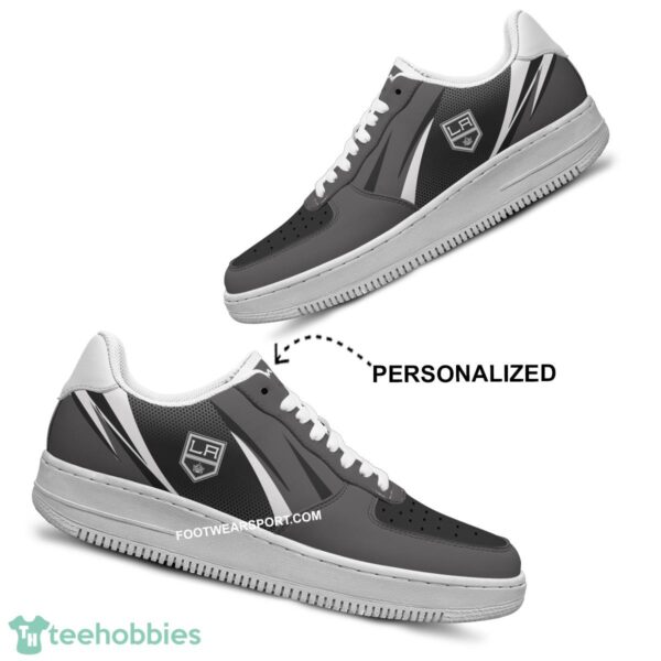 Custom Name Los Angeles Kings Air Force 1 Shoes Trending Design All Over Print - NHL Los Angeles Kings Air Force 1 Shoes Personalized Style 2
