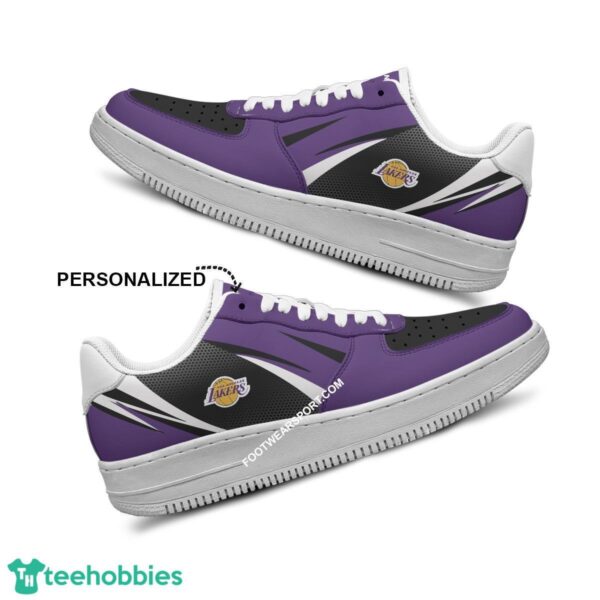 Custom Name Los Angeles Lakers Air Force 1 Shoes Trending Design For Men Women - NBA Los Angeles Lakers Air Force 1 Shoes Personalized Style 2