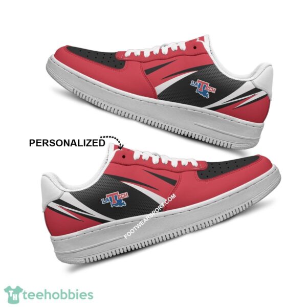 Custom Name Louisiana Tech Bulldogs Air Force 1 Shoes Trending Design AOP For Men Women - NCAA Louisiana Tech Bulldogs Air Force 1 Shoes Personalized Style 2