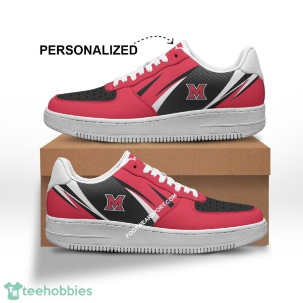 Custom Name Miami (OH) RedHawks Air Force 1 Shoes Trending Design For Men Women - NCAA Miami (OH) RedHawks Air Force 1 Shoes Personalized Style 1