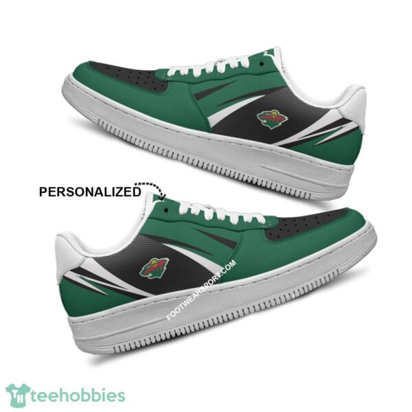 Custom Name Minnesota Wild Air Force 1 Shoes Trending Design For Fans Gift - NHL Minnesota Wild Air Force 1 Shoes Personalized Style 2