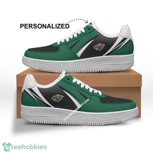 Custom Name Minnesota Wild Air Force 1 Shoes Trending Design For Fans Gift - NHL Minnesota Wild Air Force 1 Shoes Personalized Style 1