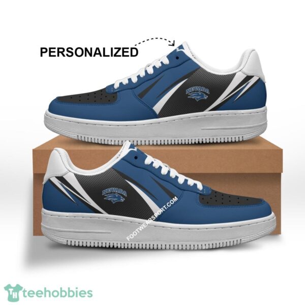 Custom Name Nevada Wolf Pack Air Force 1 Shoes Trending Design For Men Women - NCAA Nevada Wolf Pack Air Force 1 Shoes Personalized Style 1
