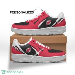 Custom Name New Jersey Devils Air Force 1 Shoes Trending Design For Fans AF1 Sneakers Gift - NHL New Jersey Devils Air Force 1 Shoes Personalized Style 1