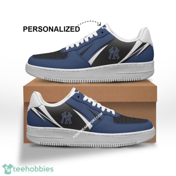 Custom Name New York Yankees Air Force 1 Shoes Trending Design For Men Women - MLB New York Yankees Air Force 1 Shoes Personalized Style 1