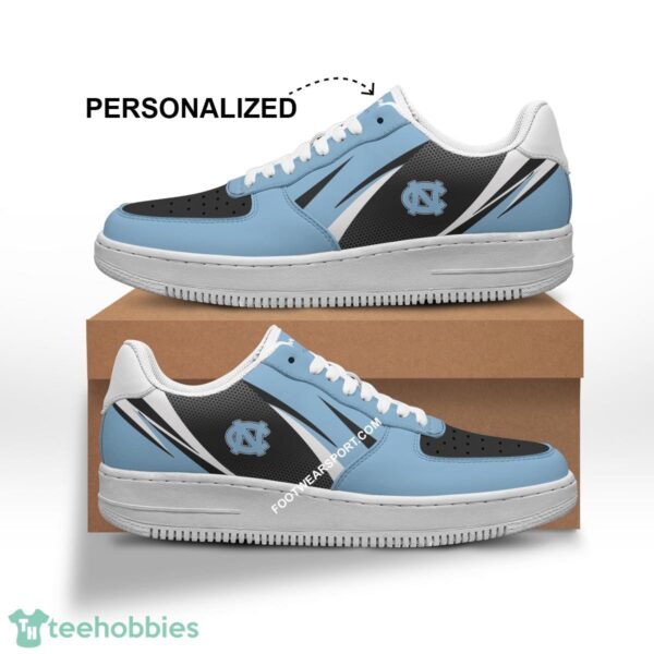 Custom Name North Carolina Tar Heels Air Force 1 Shoes Trending Design All Over Print - NCAA North Carolina Tar Heels Air Force 1 Shoes Personalized Style 1