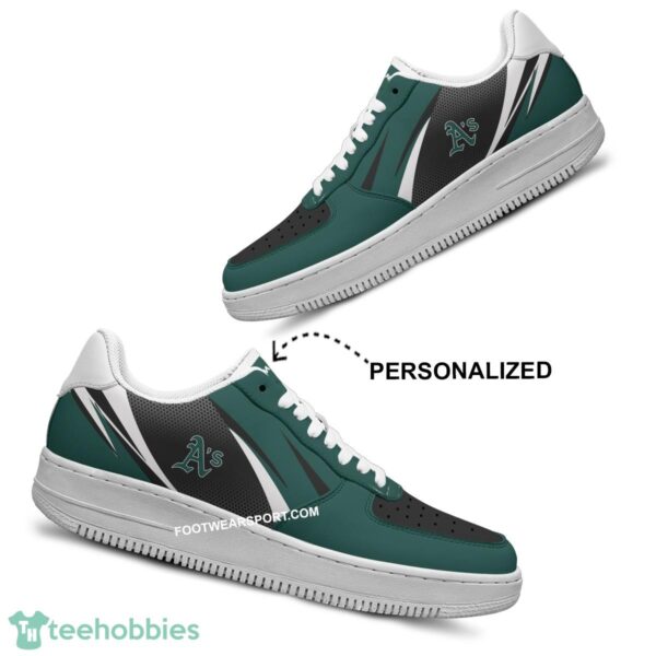 Custom Name Oakland Athletics Air Force 1 Shoes Trending Design All Over Print - MLB Oakland Athletics Air Force 1 Shoes Personalized Style 2