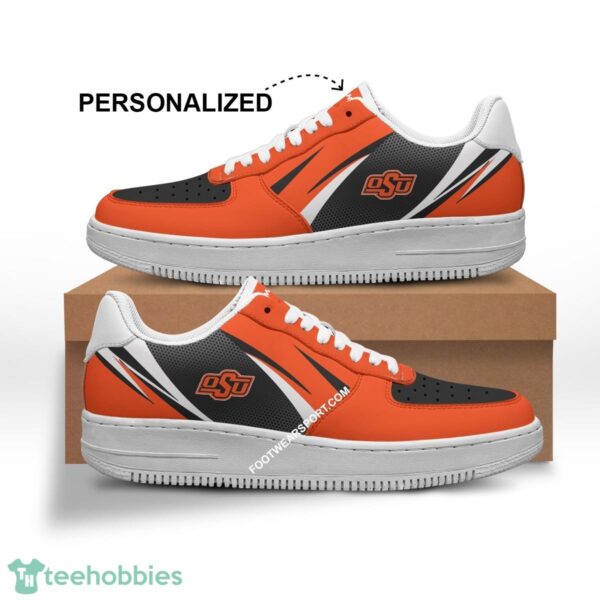 Custom Name Oklahoma State Cowboys Air Force 1 Shoes Trending Design Gift For Men Women Fans - NCAA Oklahoma State Cowboys Air Force 1 Shoes Personalized Style 1