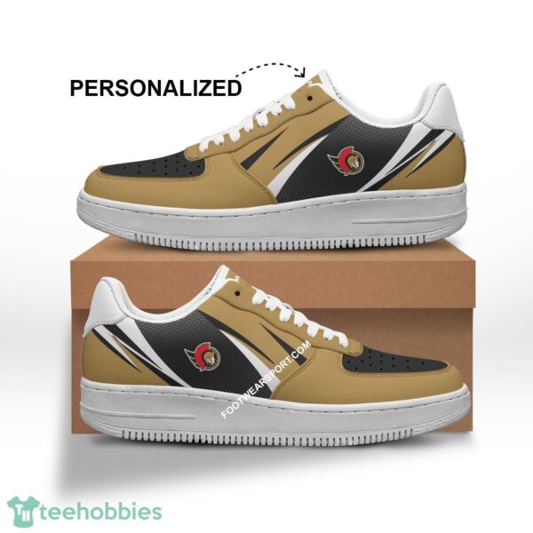 Custom Name Ottawa Senators Air Force 1 Shoes Trending Design For Fans Gift - NHL Ottawa Senators Air Force 1 Shoes Personalized Style 1