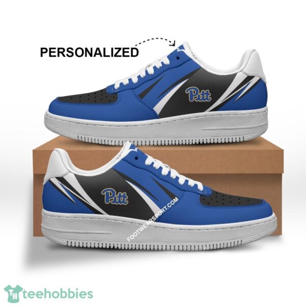 Custom Name Pittsburgh Panthers Air Force 1 Shoes Trending Design Gift AF1 Sneakers Fans - NCAA Pittsburgh Panthers Air Force 1 Shoes Personalized Style 1