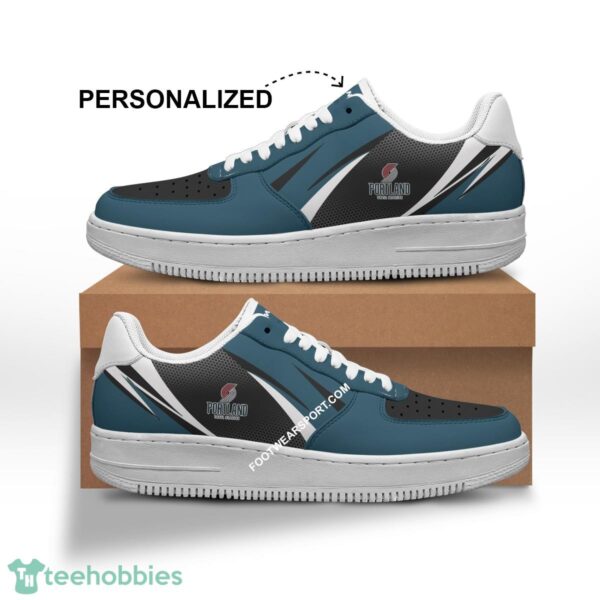 Custom Name Portland Trail Blazers Air Force 1 Shoes Trending Design Gift For Men Women Fans - NBA Portland Trail Blazers Air Force 1 Shoes Personalized Style 1