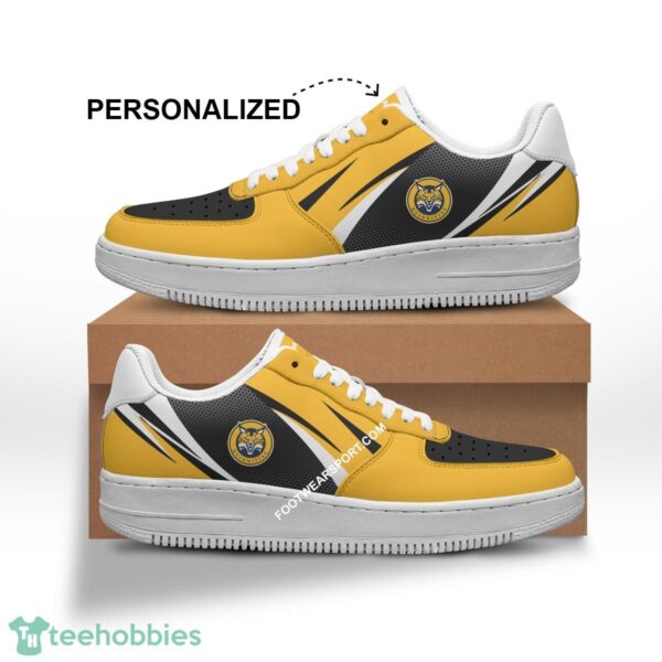 Custom Name Quinnipiac Bobcats Air Force 1 Shoes Trending Design For Fans AF1 Sneakers Gift - NCAA2 Quinnipiac Bobcats Air Force 1 Shoes Personalized Style 1