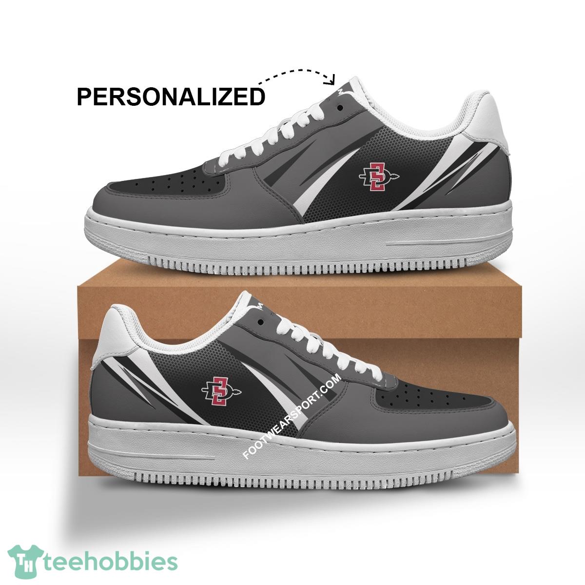 Custom Name San Diego State Aztecs Air Force 1 Shoes Trending Design For Fans Gift - NCAA San Diego State Aztecs Air Force 1 Shoes Personalized Style 1