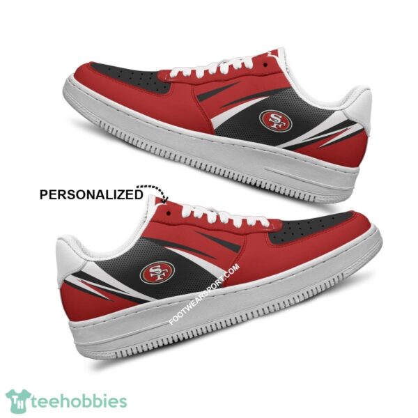 Custom Name San Francisco 49ers Air Force 1 Shoes Trending Design For Men Women - NFL San Francisco 49ers Air Force 1 Shoes Personalized Style 2