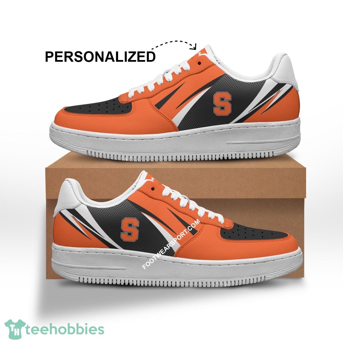 Custom Name Syracuse Orange Air Force 1 Shoes Trending Design All Over Print - NCAA Syracuse Orange Air Force 1 Shoes Personalized Style 1