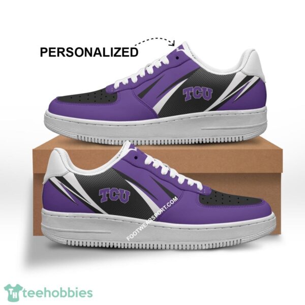 Custom Name TCU Horned Frogs Air Force 1 Shoes Trending Design For Fans Gift - NCAA TCU Horned Frogs Air Force 1 Shoes Personalized Style 1