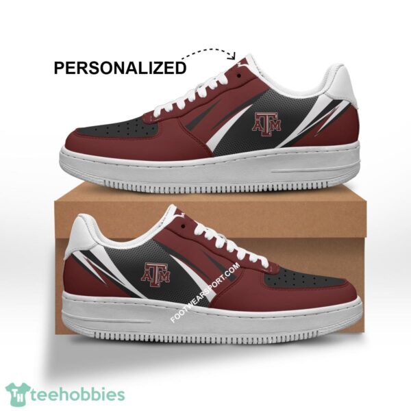 Custom Name Texas A&M Aggies Air Force 1 Shoes Trending Design For Men Women - NCAA Texas A&M Aggies Air Force 1 Shoes Personalized Style 1