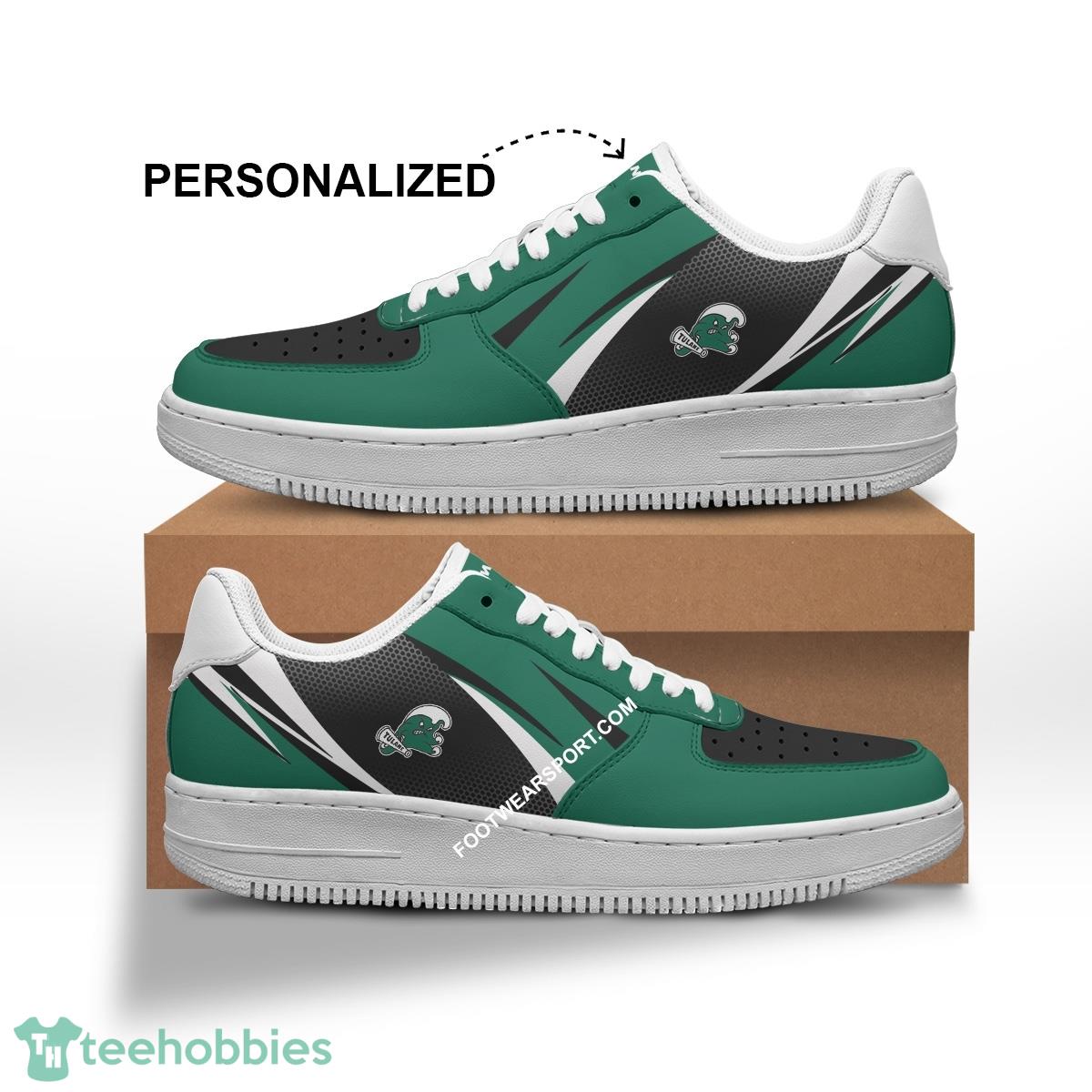 Custom Name Tulane Green Wave Air Force 1 Shoes Trending Design For Men Women - NCAA Tulane Green Wave Air Force 1 Shoes Personalized Style 1