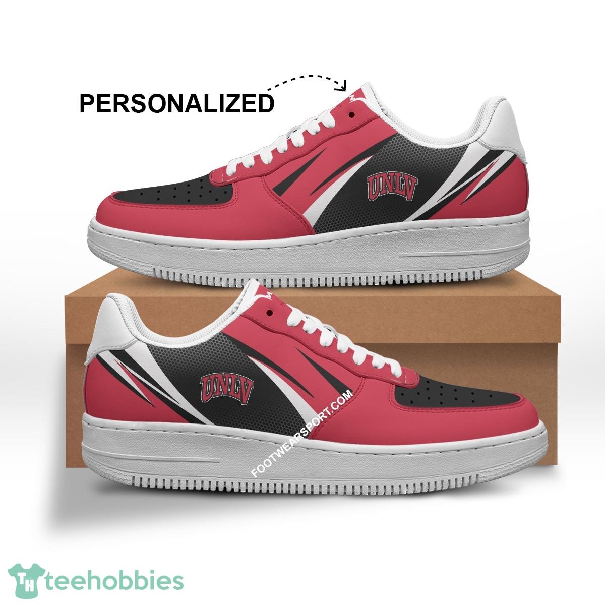 Custom Name UNLV Rebels Air Force 1 Shoes Trending Design Gift For Men Women Fans - NCAA UNLV Rebels Air Force 1 Shoes Personalized Style 1
