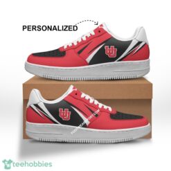 Custom Name Utah Utes Air Force 1 Shoes Trending Design For Fans Gift - NCAA Utah Utes Air Force 1 Shoes Personalized Style 1
