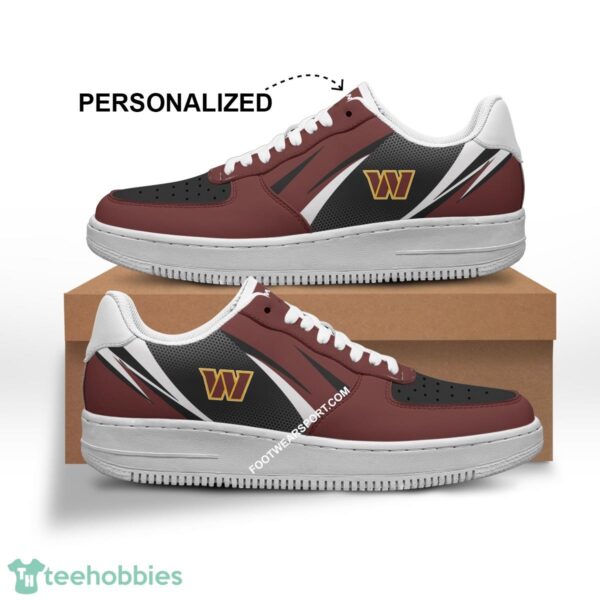 Custom Name Washington Commanders Air Force 1 Shoes Trending Design For Fans AF1 Sneakers Gift - NFL Washington Commanders Air Force 1 Shoes Personalized Style 1