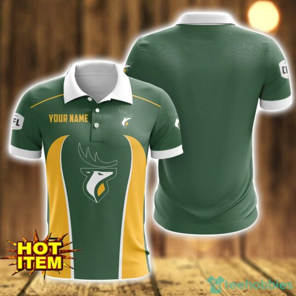 Edmonton Eskimos 3D Polo Shirt Personalized Name Gift Ideas For Fans Product Photo 1