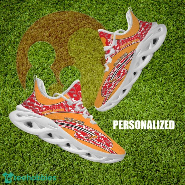 Family Dollar Brand New Running Sneaker Urbanite Camo Max Soul Shoes Custom Name - Family Dollar Running Shoes Camo Design Personalized Photo 1
