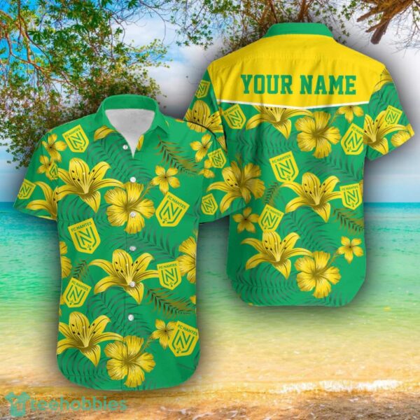 FC Nantes 3D Hawaii Shirt For Men And Women Custom Name Product Photo 1