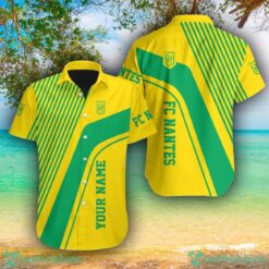 FC Nantes AOP Hawaiian Shirt For Men And Women Summer Gift Custom Name Product Photo 1