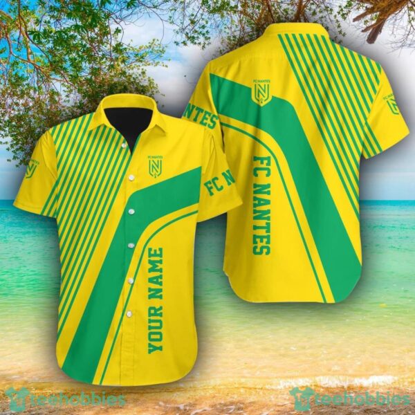 FC Nantes AOP Hawaiian Shirt For Men And Women Summer Gift Custom Name Product Photo 1
