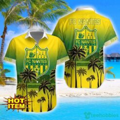 FC Nantes Coconut Aloha Hawaiian Shirt And Shorts Beach Set For Men And Women Product Photo 1