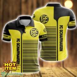 FC Schaffhausen Striped 3D Polo Shirt For Men Product Photo 1