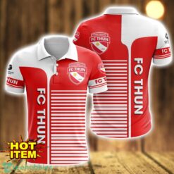 FC Thun Striped 3D Polo Shirt For Men Product Photo 1