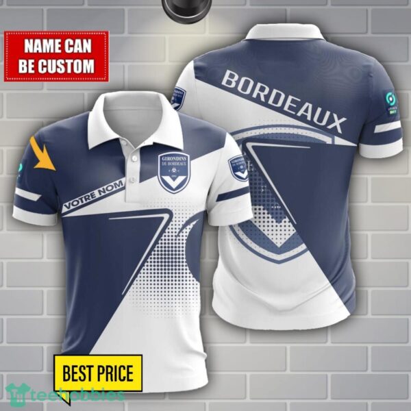 Girondins de Bordeaux Polo Shirt Personalized Name Product Photo 1