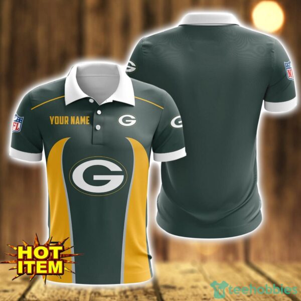 Green Bay Packers 3D Polo Shirt Personalized Name Gift Ideas For Fans Product Photo 1
