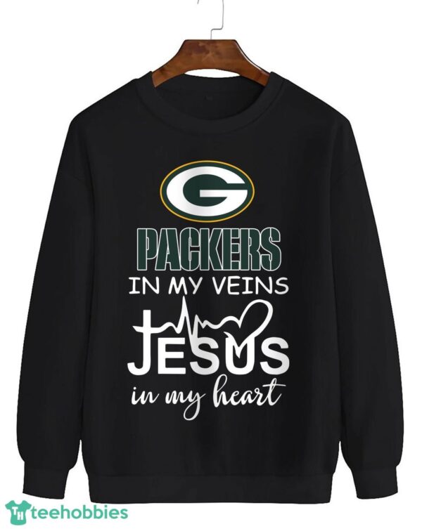 Green Bay Packers Jesus T-Shirt Hoodie Sweatshirt Product Photo 2
