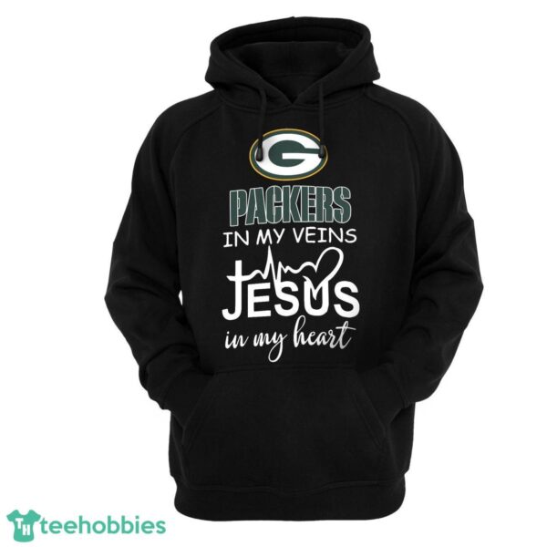 Green Bay Packers Jesus T-Shirt Hoodie Sweatshirt Product Photo 1