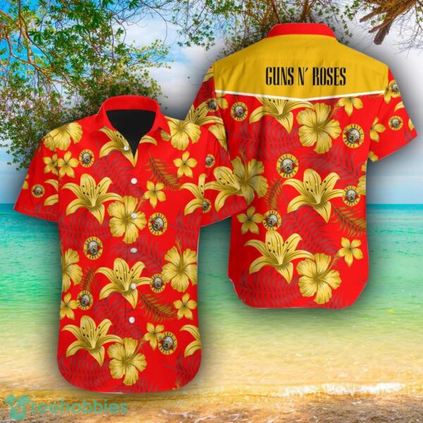 Gun N rose AOP Hawaiian Shirt For Men And Women Summer Gift Product Photo 1