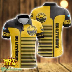 HC Litvínov Striped 3D Polo Shirt For Men Product Photo 1