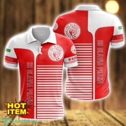 HC Slavia Praha Striped 3D Polo Shirt For Men Product Photo 1