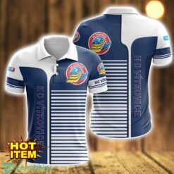 HC Vítkovice Ridera Striped 3D Polo Shirt For Men Product Photo 1