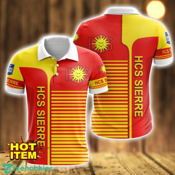 HCS Sierre Striped 3D Polo Shirt For Men Product Photo 1