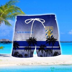 IFK Göteborg Coconut Aloha Hawaiian Shirt And Shorts Beach Set For Men And Women Product Photo 2