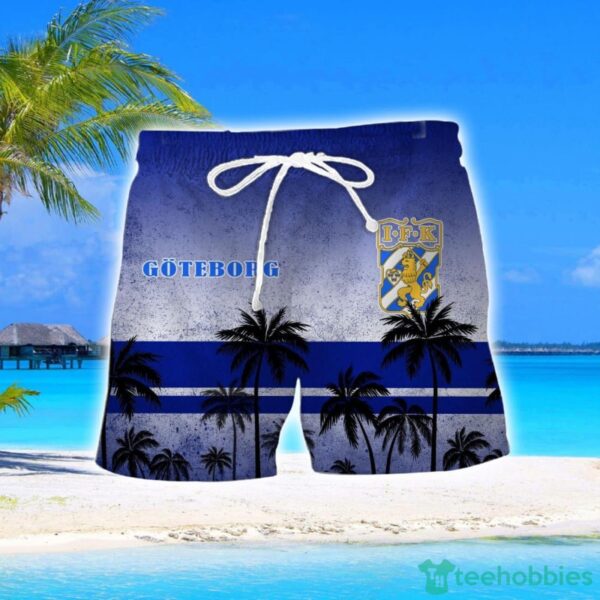 IFK Göteborg Coconut Aloha Hawaiian Shirt And Shorts Beach Set For Men And Women Product Photo 2