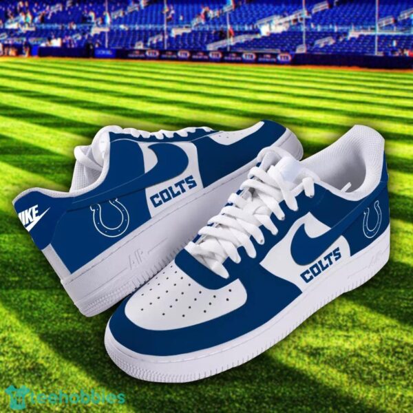 Indianapolis Colts Air Force Shose For Fans AF1 NFL Sneakers Product Photo 1
