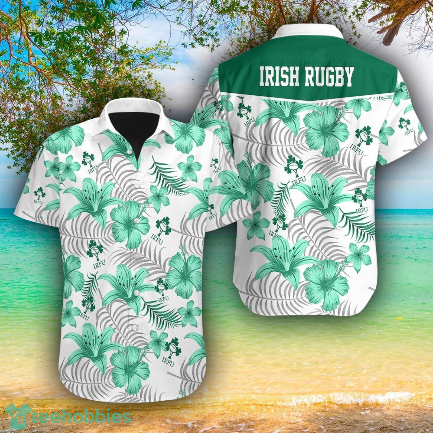 Irish Rugby AOP Hawaiian Shirt For Men And Women Summer Gift Product Photo 1