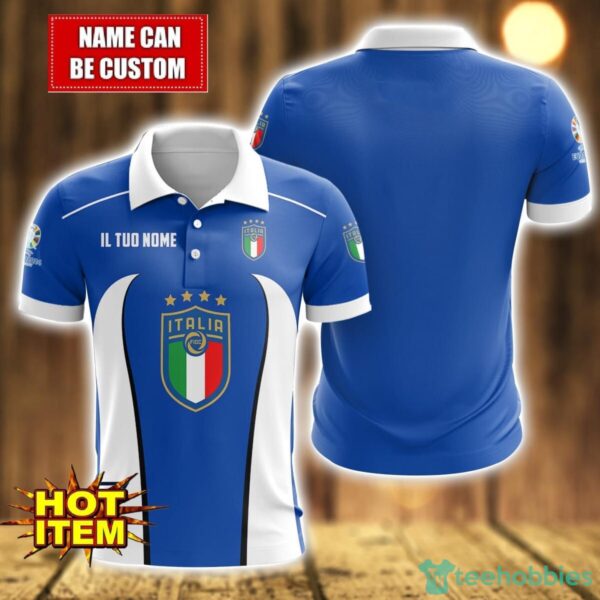 Italy national football team 3D Polo Shirt Personalized Name Gift Ideas For Fans Product Photo 1